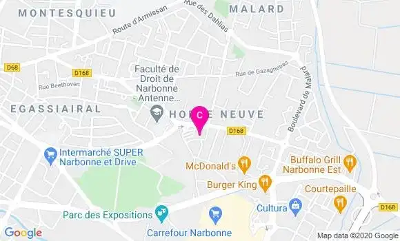 Localisation Polyclinique Le Languedoc