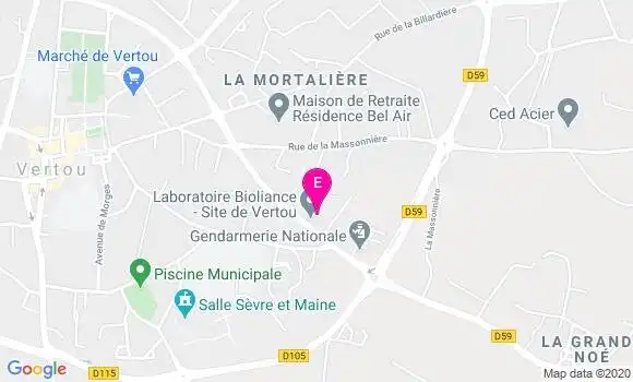 Localisation Laboratoire Bioliance