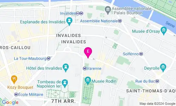 Localisation Ministere du Travail de l