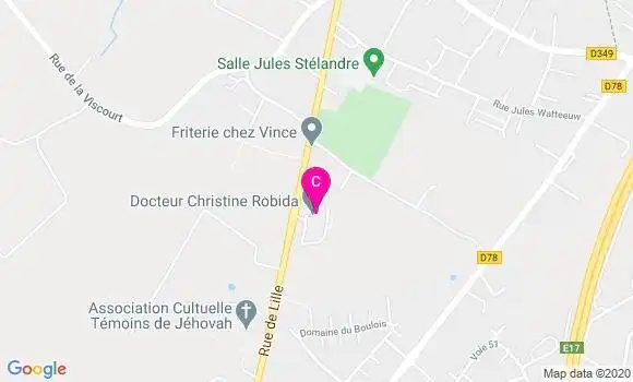 Localisation Clinique Saint Roch Convalescence