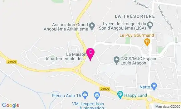 Localisation Maison Départementale des Solidarités