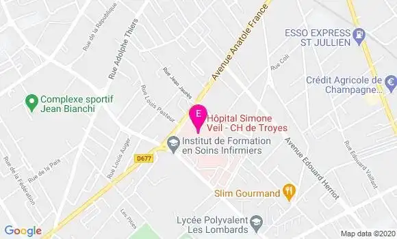 Localisation Efs Etablissement Français du Sang