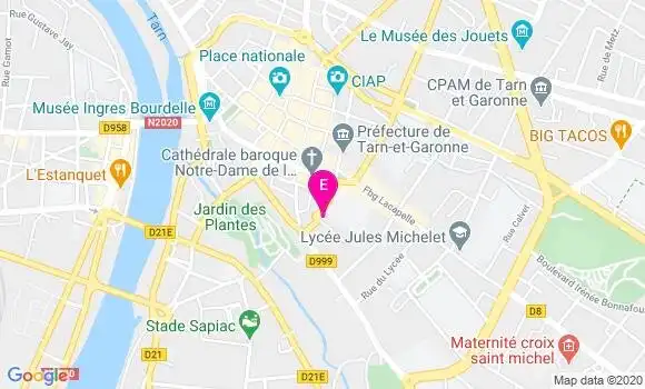 Localisation Service Départemental de Pmi