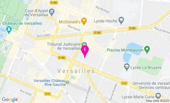 Localisation Conseil Général des Yvelines