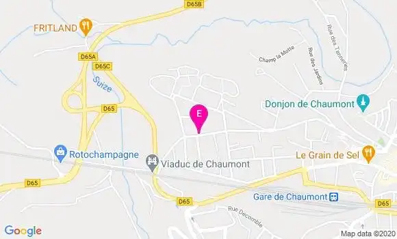 Localisation Association de Santé au Travail de la Haute Marne