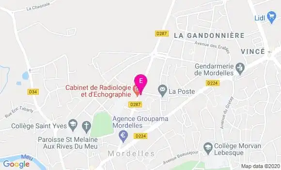 Localisation I2r Imagerie Médicale en Région Rennaise