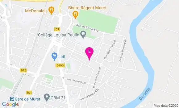 Localisation Sstmc Service de Santé au Travail Muret Comminges