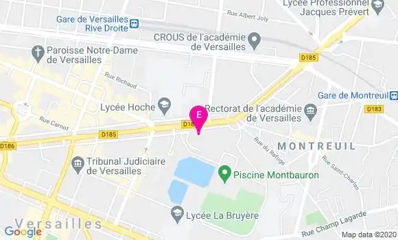 Localisation Sdis 78 des Yvelines