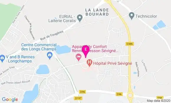 Localisation I2r imagerie Médicale en Région Rennaise