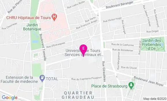 Localisation Ssu   Service de Santé Universitaire