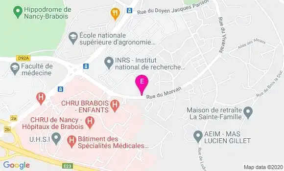 Localisation Unité de Pédopsychiatrie Département du Cpn