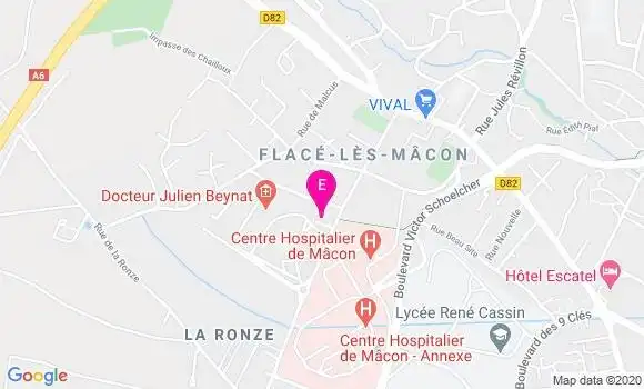 Localisation Médecine Nucléaire Tep Mâcon