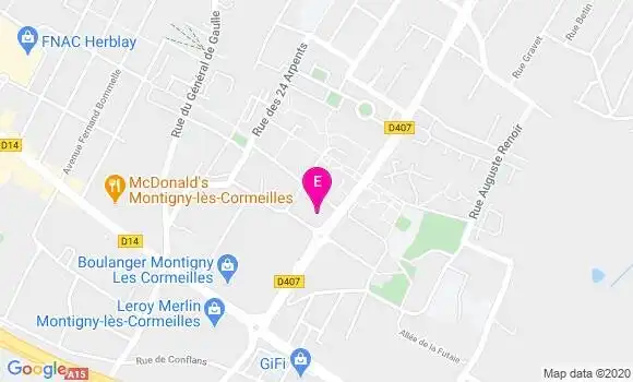 Localisation Centre de Protection Maternelle et Infantile