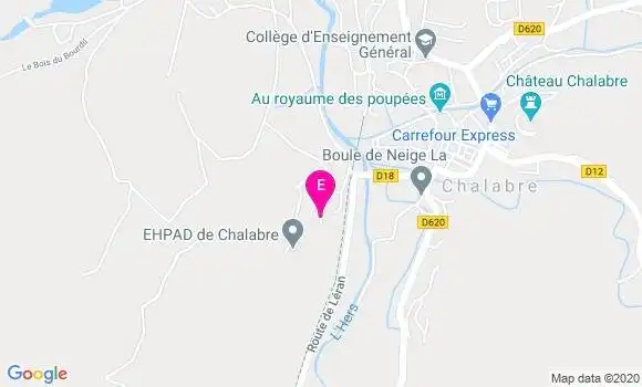 Localisation Ehpad Les Hauts de Bon Accueil