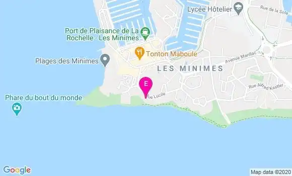 Localisation Ehpad Résidence Les Minimes