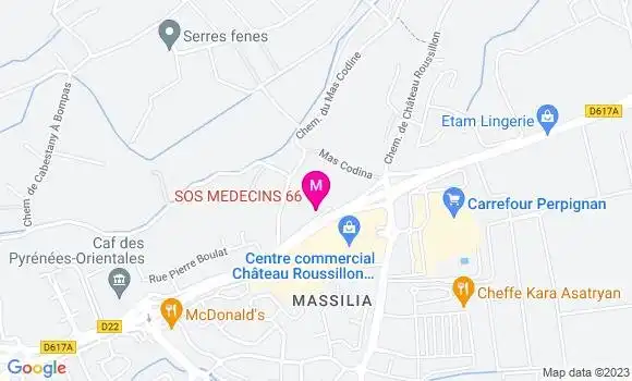 Localisation Sos Médecins