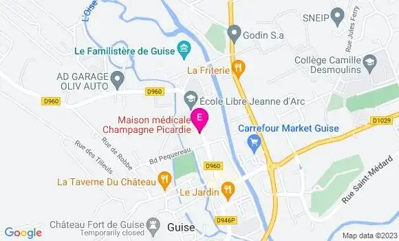 Localisation Maison Médicale de Garde