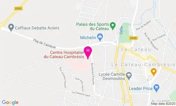 Localisation Centre Hospitalier