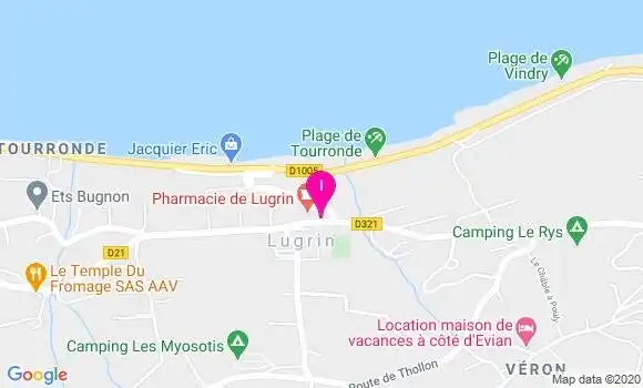 Localisation Marie France Lugrin