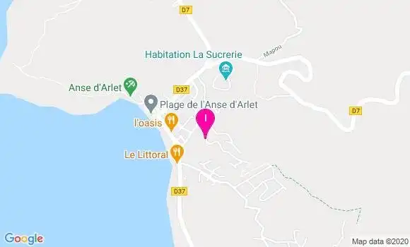 Localisation Roberte Henry Emidof