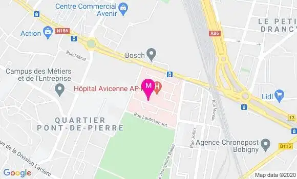 Localisation Dr Marilucy Lopez Sublet