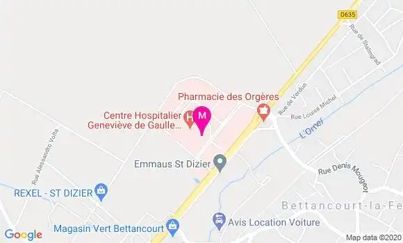 Localisation Dr Annick Bineau Jorisse