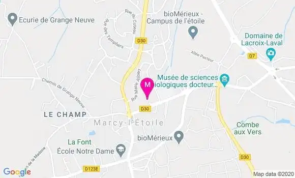 Localisation Dr Camille Paucod Guillemard