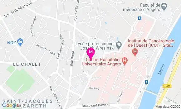 Localisation Dr Virginie Saout