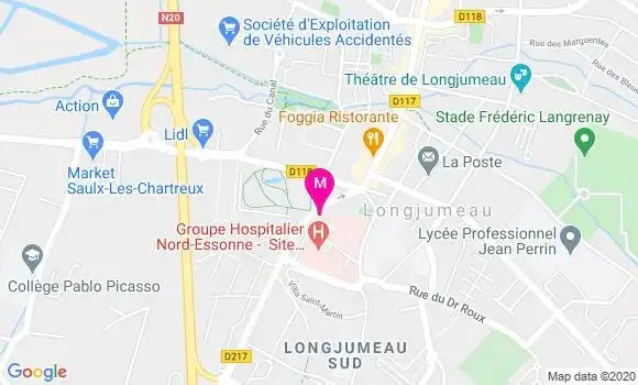 Localisation Dr Agnes Tecoult