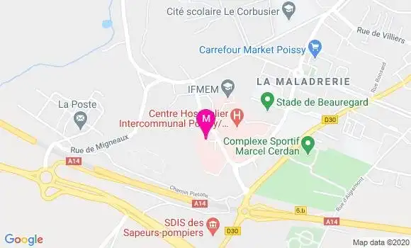 Localisation Dr Odile Mary