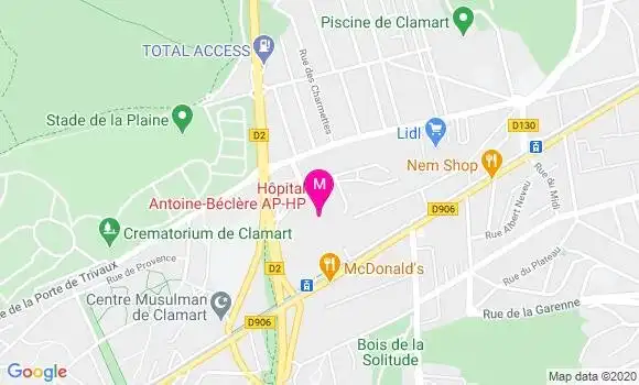 Localisation Dr Albane Hugues