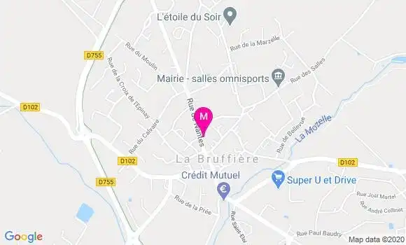 Localisation Dr Lucie Dinot Mariau