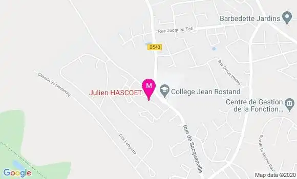 Localisation Dr Julien Hascoet