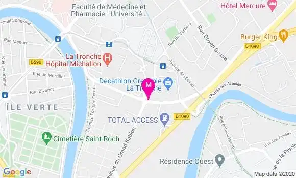 Localisation Dr Baptiste Vesper Guillon