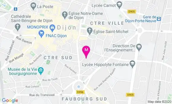 Localisation Dr Sylvie Millot