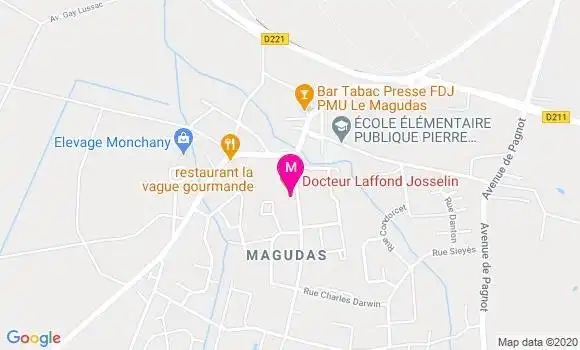 Localisation Dr Josselin Laffond