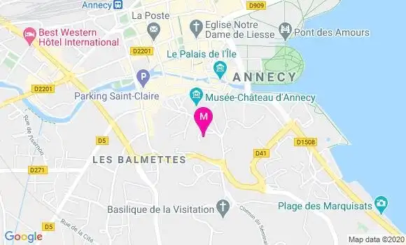 Localisation Dr Valerie Pantaleo