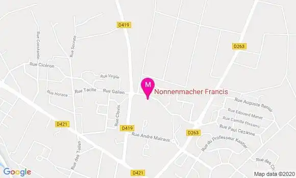 Localisation Dr Francis Nonnenmacher