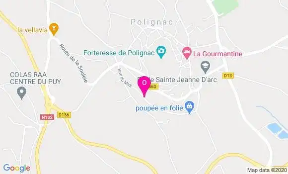 Localisation Fleurine Aulagnier