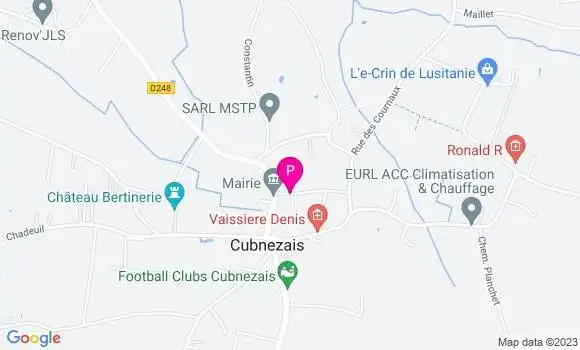 Localisation Valentin Vaissiere